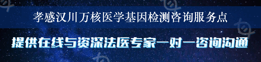 孝感汉川万核医学基因检测咨询服务点